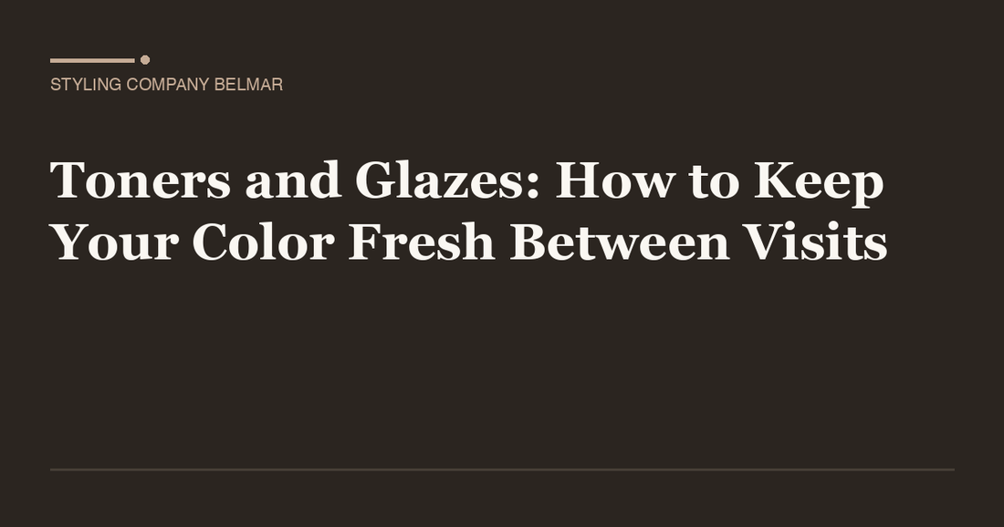 Toners and Glazes: How to Keep Your Color Fresh Between Visits