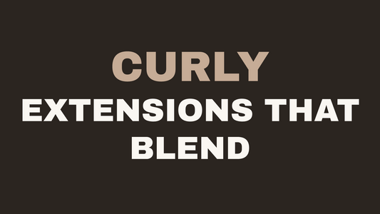 Curly hair extensions matching your curl pattern at Styling Company, Belmar NJ.