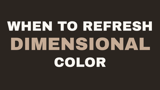 Dimensional color refresh guide at Styling Company, Belmar NJ.