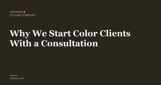 Why We Start Color Clients With a Consultation