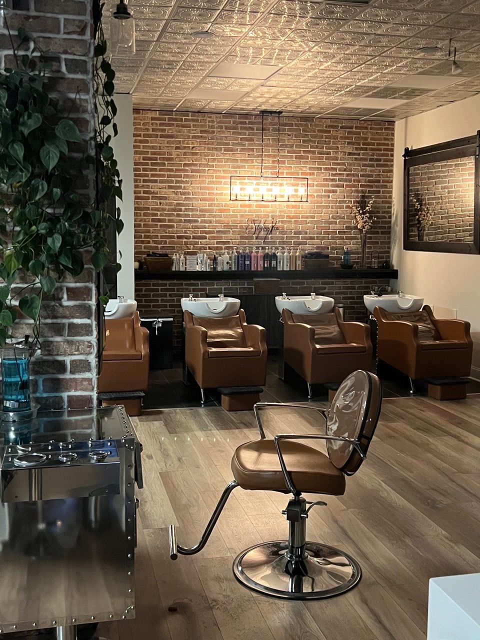 Styling Company salon interior in Belmar NJ